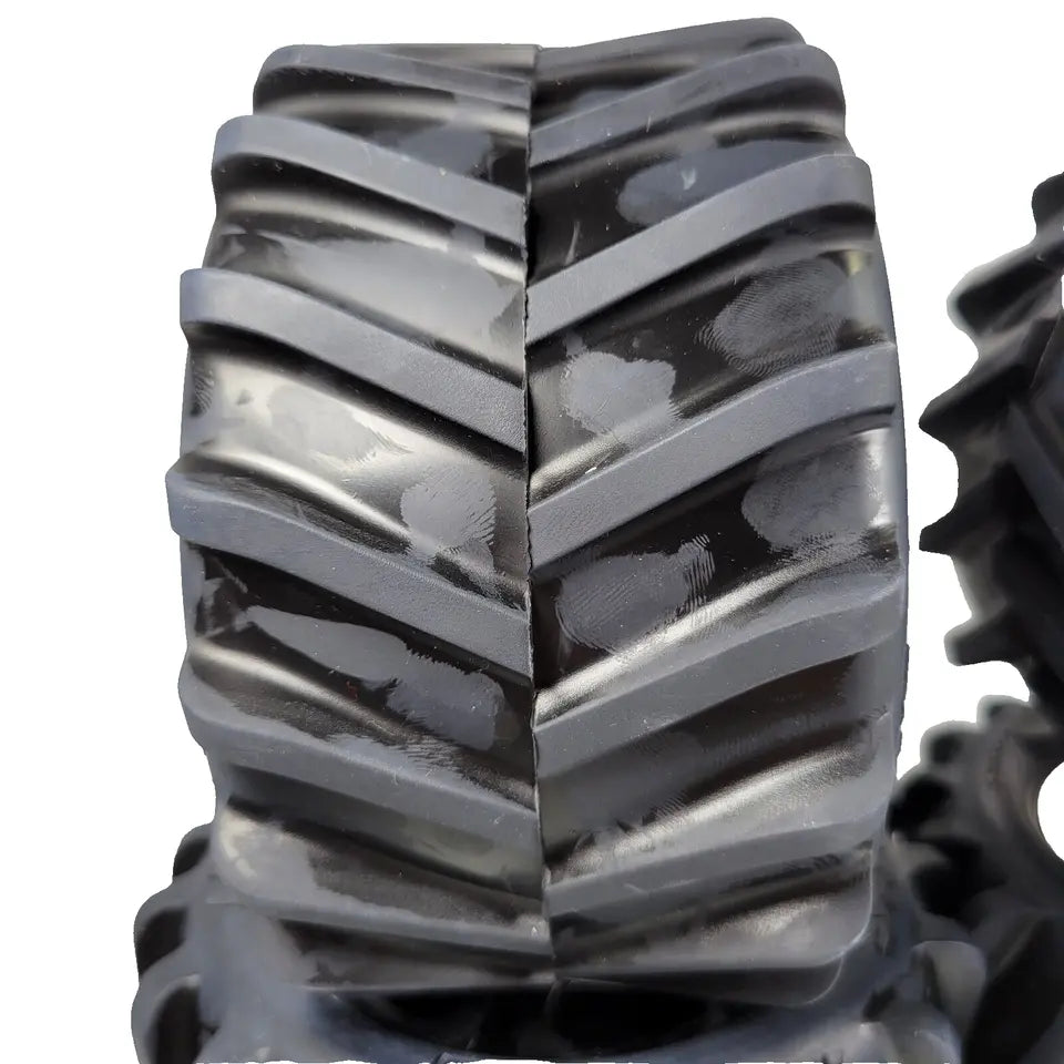 Fits Traxxas T-maxx 2.5 Classic Tires & wheels (4), Chevon 14mm 5173 tyres 49104