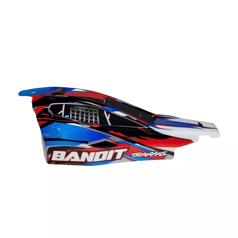 Fits Traxxas Bandit XL-5 Black Red Blue Body Factory Painted Decaled Also VXL