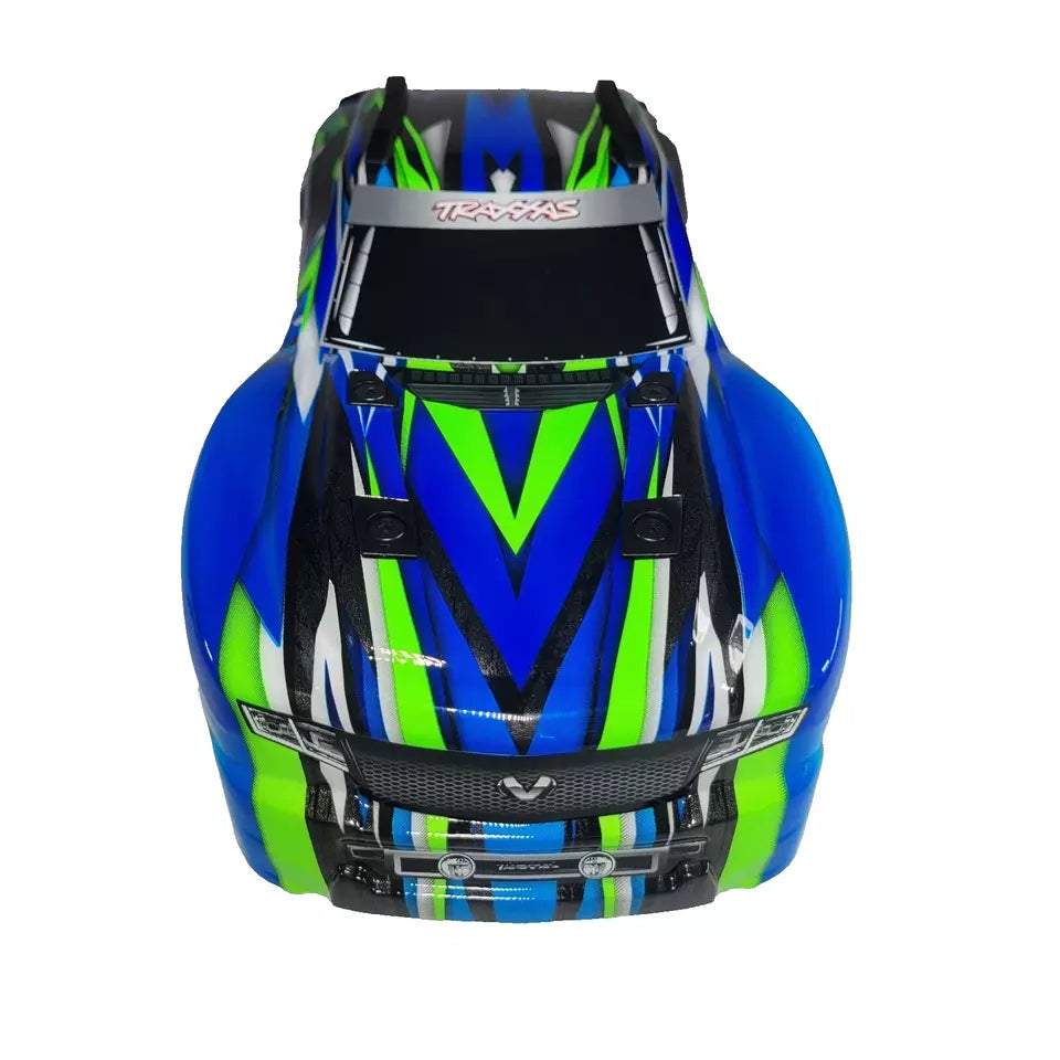Fits Traxxas Stampede 4X4 VXL V2 Blue Green Body Clip-Less Support Mount Hoss