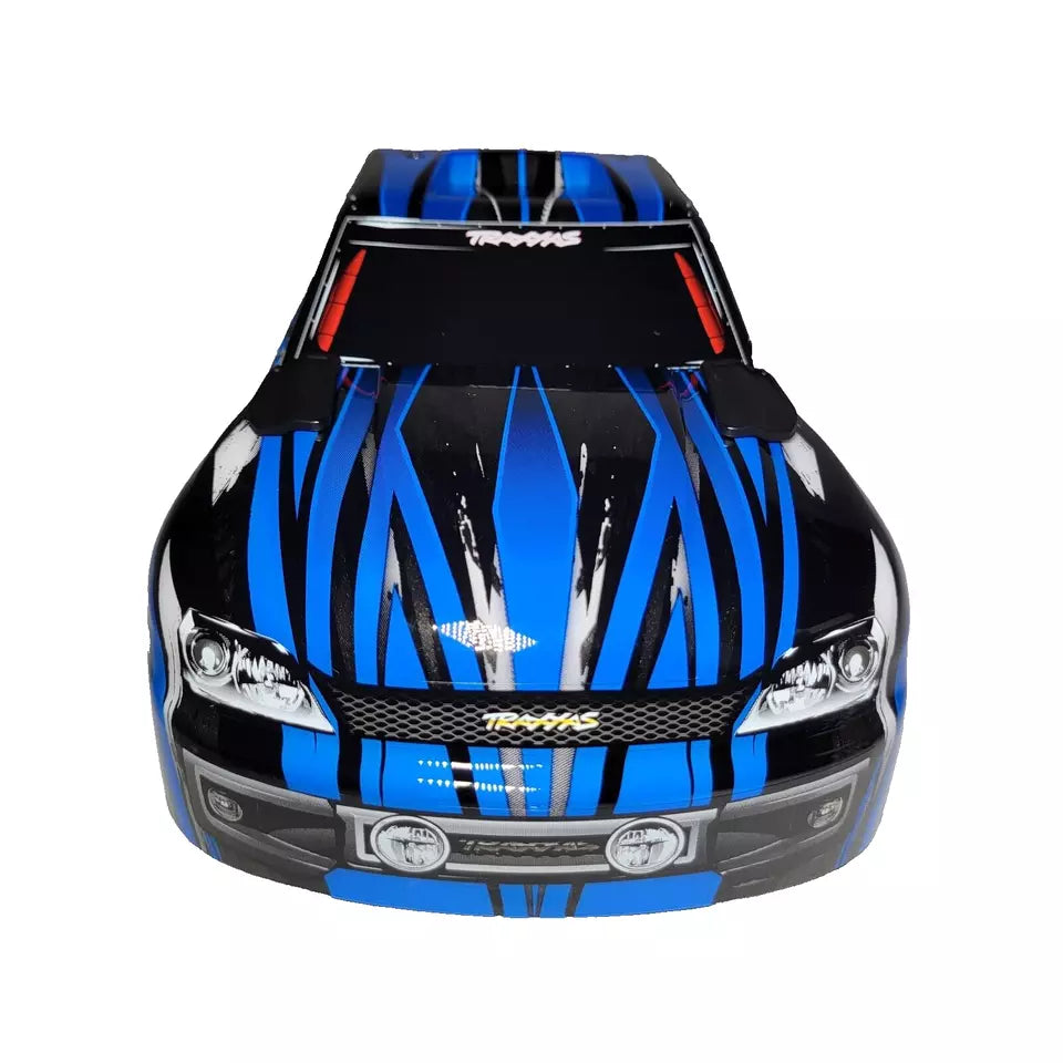 Fits Traxxas Stampede 2wd Clipless Body Shell Blue & Black Factory Painted XL5