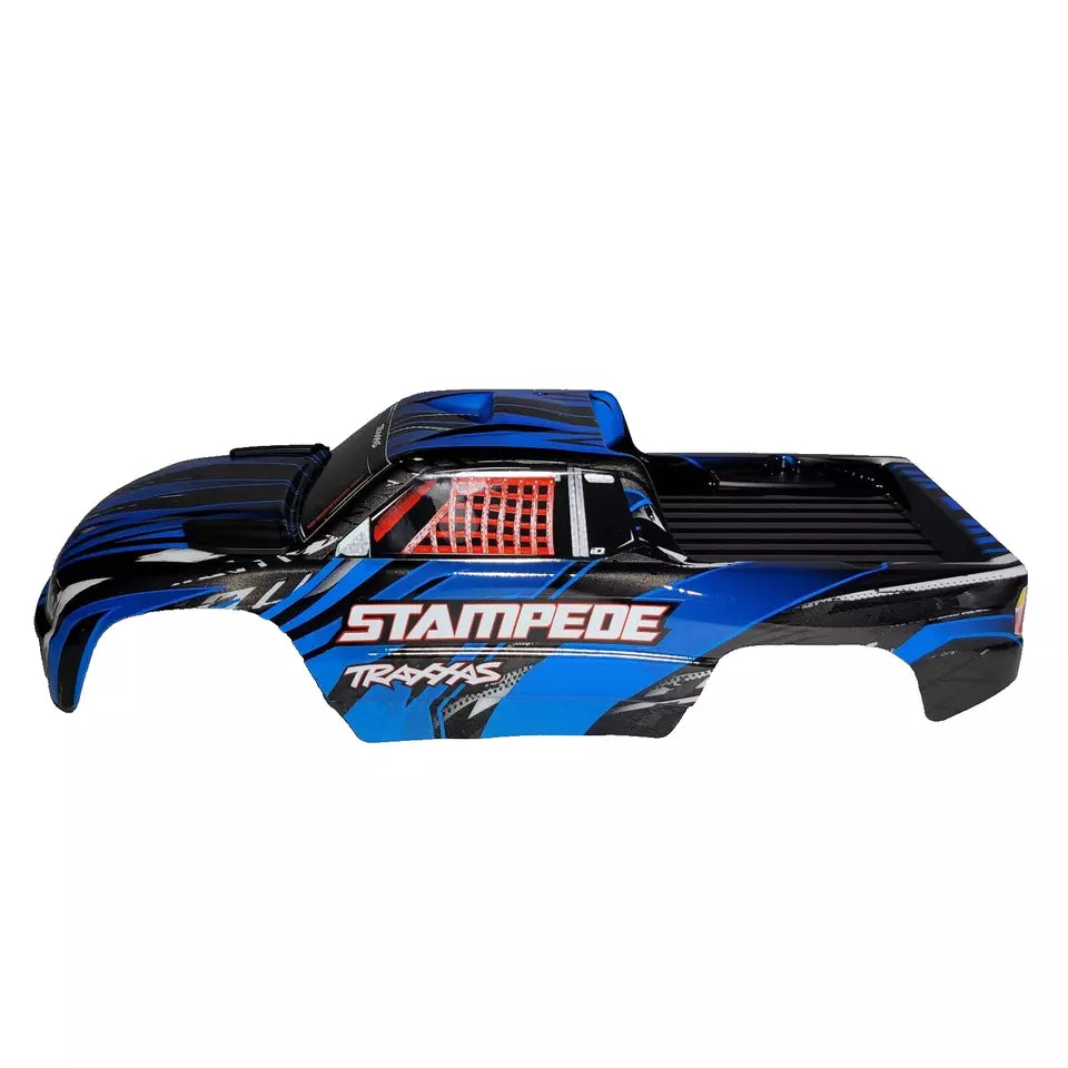 Fits Traxxas Stampede 2wd Clipless Body Shell Blue & Black Factory Painted XL5