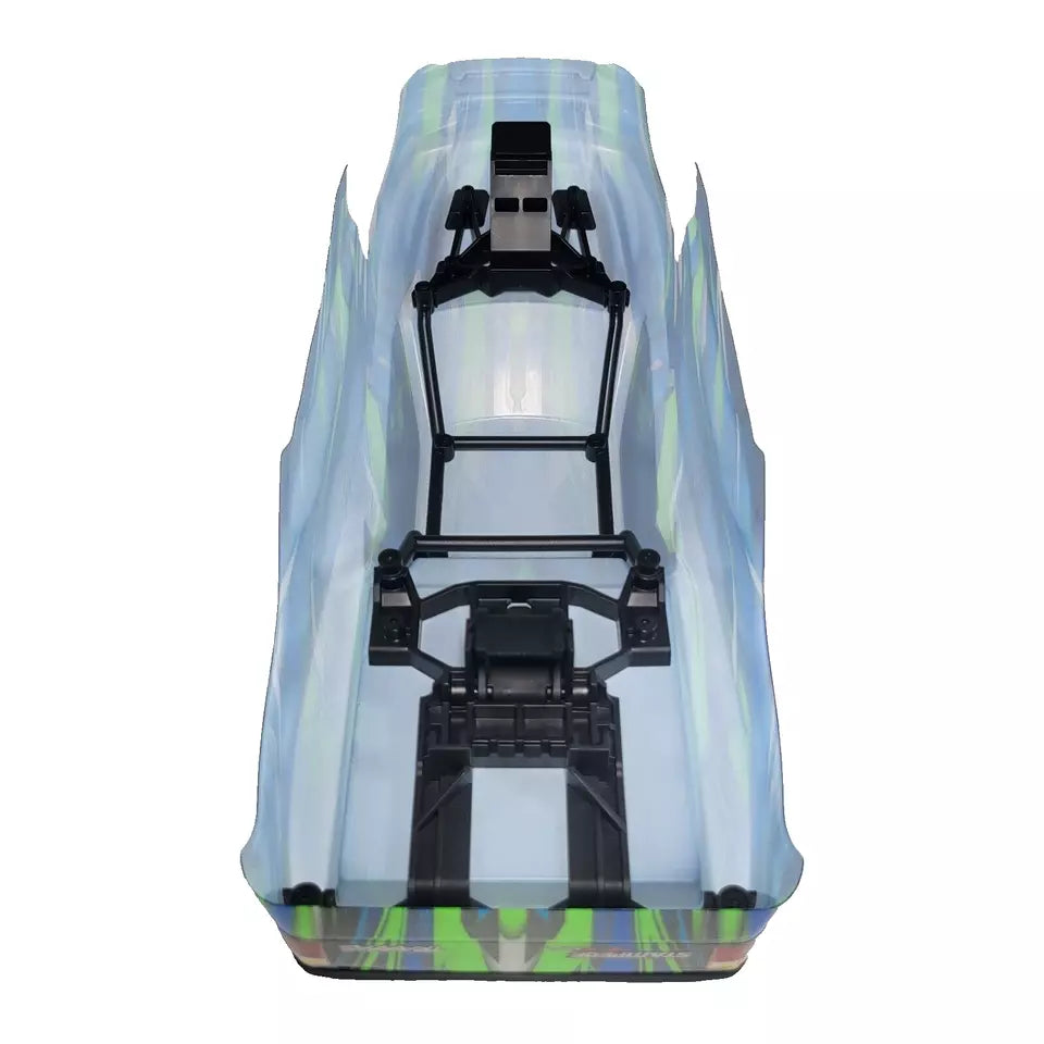 Fits Traxxas Stampede 4X4 VXL V2 Blue Green Body Clip-Less Support Mount Hoss