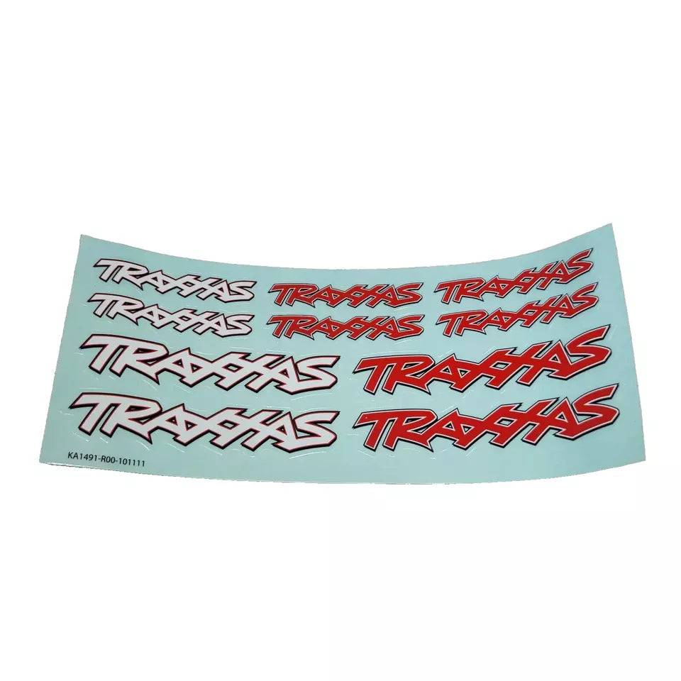 Fits Traxxas Rustler 4X4 VXL Green Blue Blk Body Factory Clip-Less Mount Decals