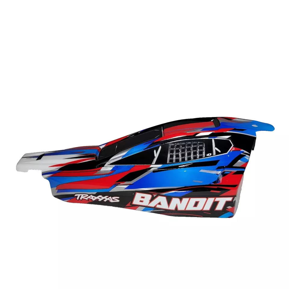 Fits Traxxas Bandit XL-5 Black Red Blue Body Factory Painted Decaled Also VXL