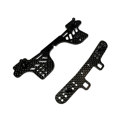 Redcat Racing RDS Drift Car Carbon Shock Towers & Plastic Bumpers / Diffuser