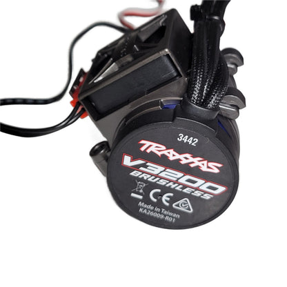 Fits Traxxas Rustler 4x4 VX3 Motor & ESC 3s /Fan Waterproof 3200KV Brushless 5mm
