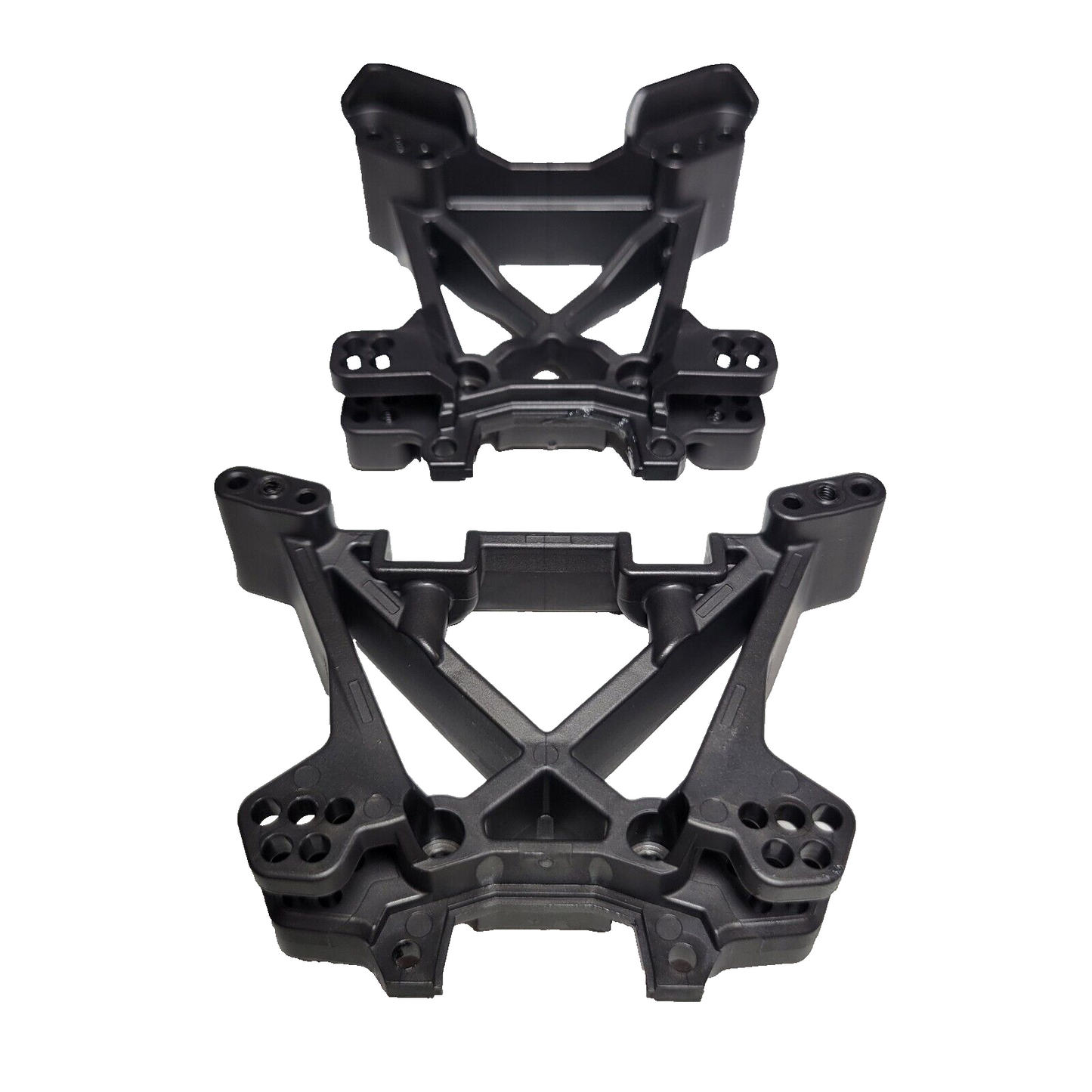 Fits Traxxas Jato 4x4 VXL Wing Black Washer Mount / Spoiler & Shock Towers BL-2s