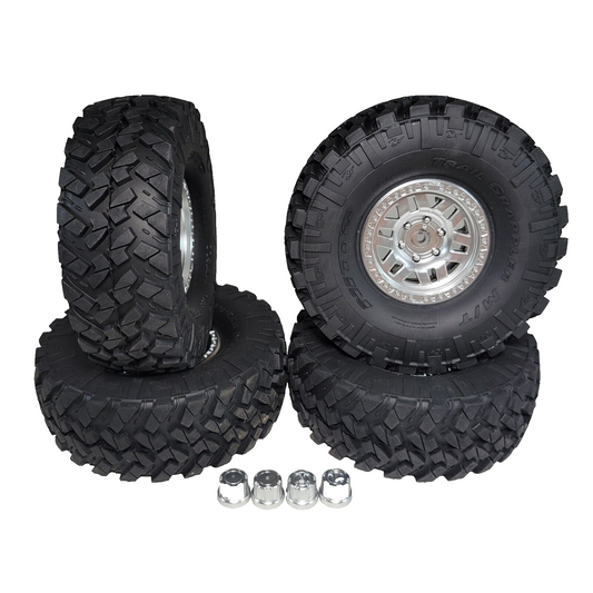 Axial SCX10 Jeep JT Gladiator Tires Nitto Trail Grappler & Wheels 12mm Beadlock