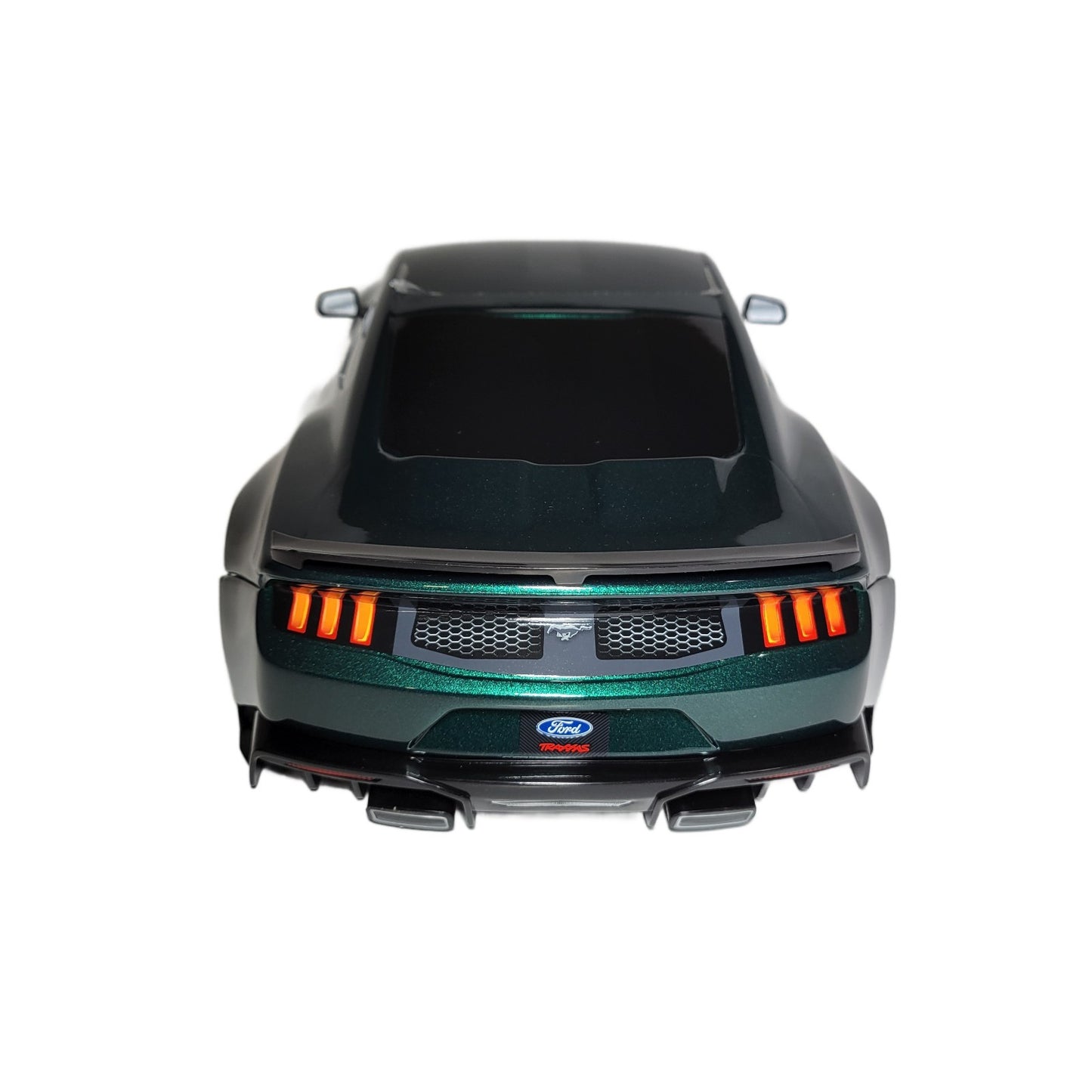 Fits Traxxas 4-Tec Drift Body Ford Mustang Clipless Factory Painted Green Decals