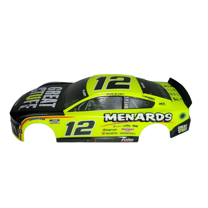 Losi Nascar Grom Body Factory Painted Yellow Black Blaney #12 Menards Decals