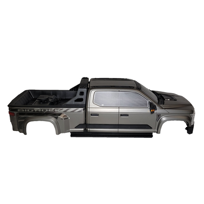 Arrma Big Rock 6s Body Gunmetal Factory Painted Deacled Complete Mirrors Cage