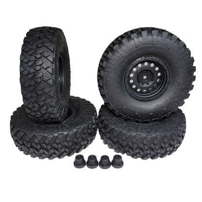 Axial SCX10 ii Deadbolt Tires Nitto Trail Grappler & 1.9 Black Method Wheels 12m