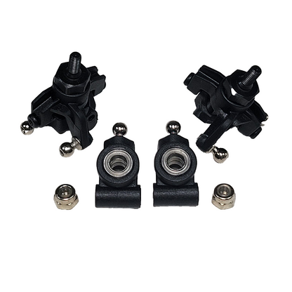 Losi Mini Drag Knuckles Hub Carriers Caster Block Spindle With Bearings 214030