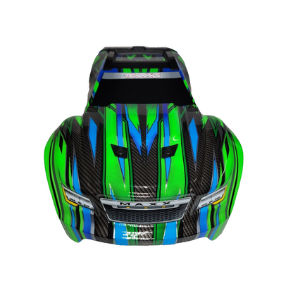 Fits Traxxas 1/10 Wide Maxx Ultimate Body Green Factory Painted Clipless Mounts