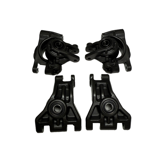 Fits Traxxas Rally 4x4 VXL HD Steering Knuckles Axle Carriers Blocks Bearing Hub