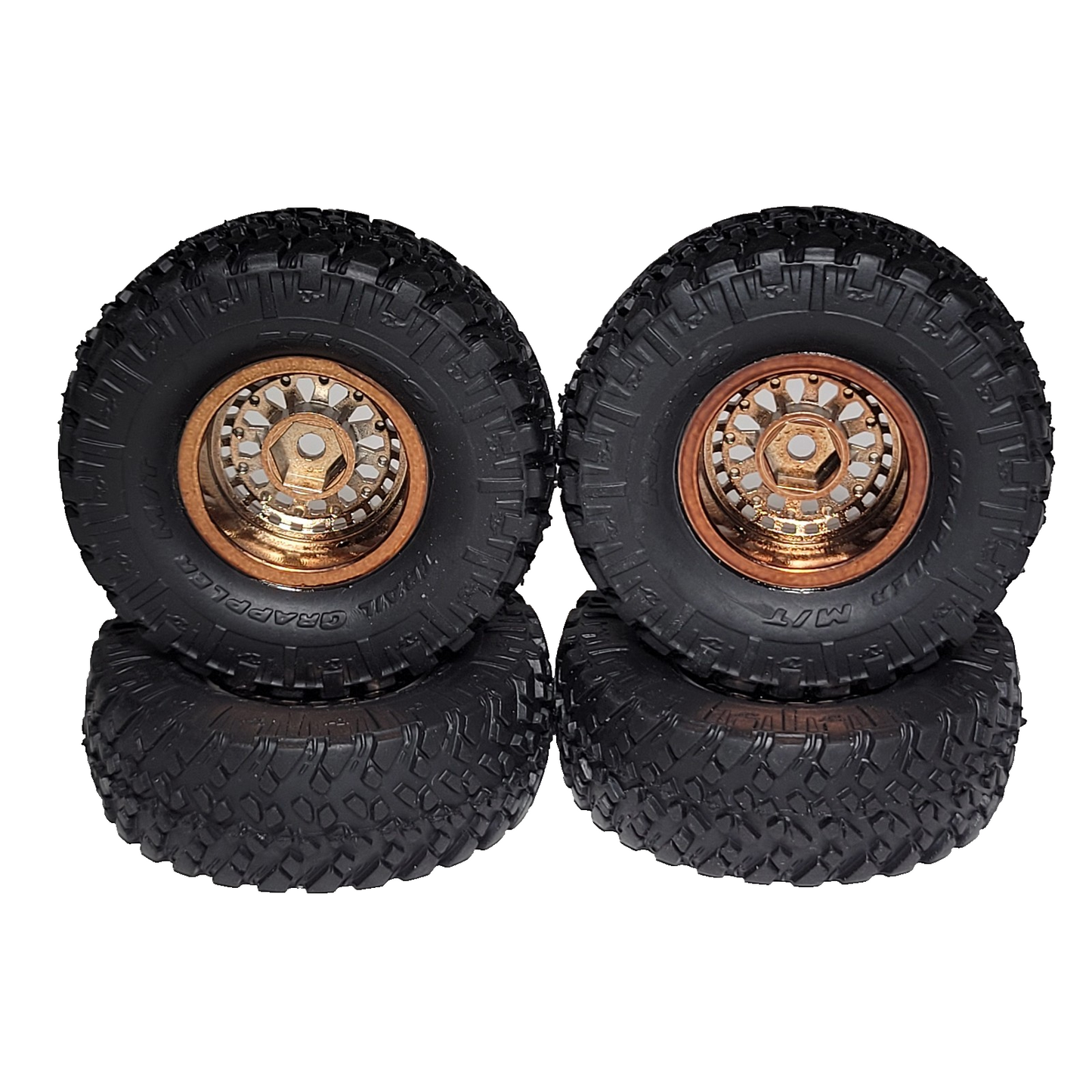 Axial SCX24 Lexus GX 470 Tires 1.0 Nitto Trail Grappler M/T V2 & Rhino Wheels