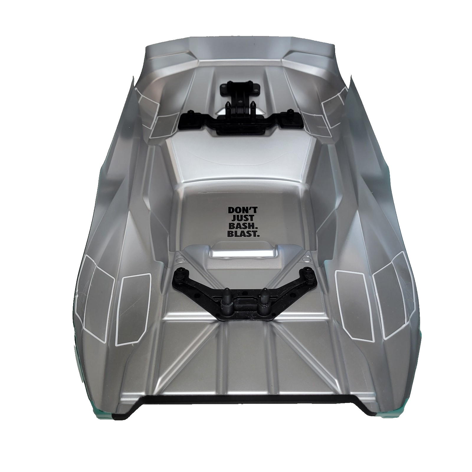 Arrma Fury 223s Body Factory Painted Green Clipless Skid Plate Battery Door Tray