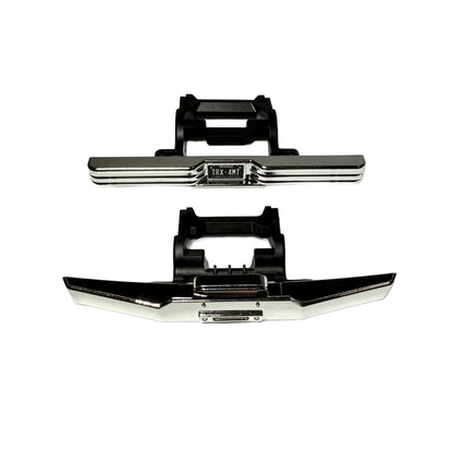 Fits Traxxas Trx-4MT F150 Bumpers Chrome & Mounts Fits K10 Monster Truck 1/18th