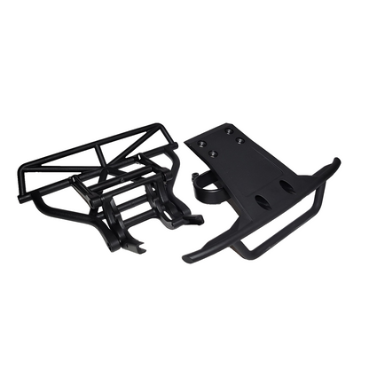 Fits Traxxas Slash 2wd VX3 Front & Rear Bumpers & Mounts Black 6951 / 5836
