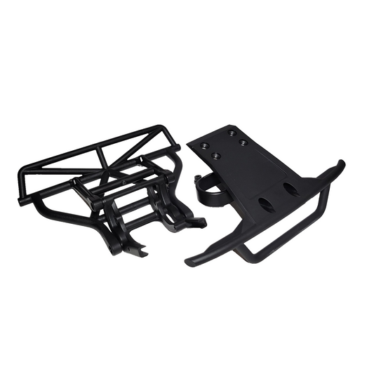 Fits Traxxas Slash 2wd VX3 Front & Rear Bumpers & Mounts Black 6951 / 5836