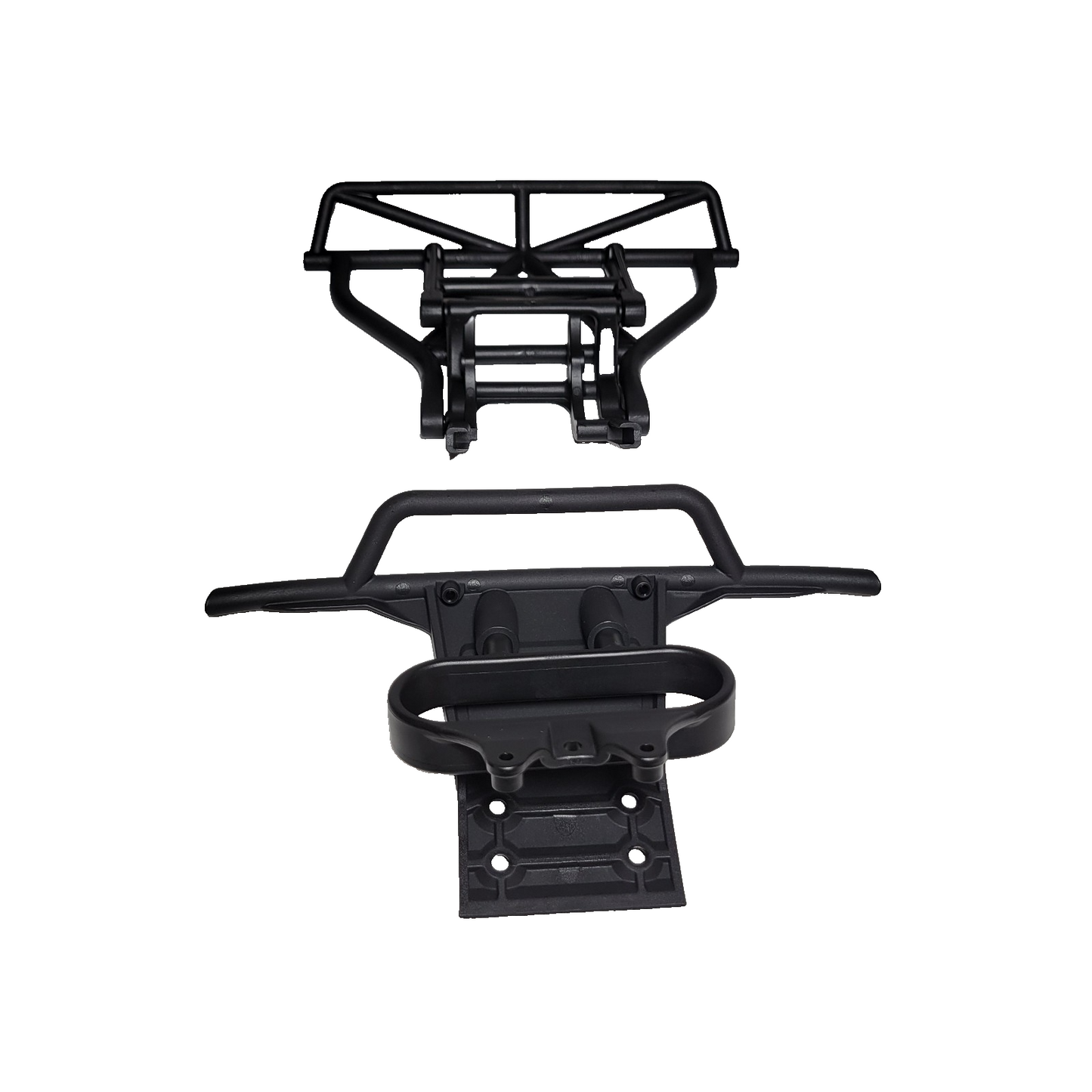 Fits Traxxas Slash 2wd VX3 Front & Rear Bumpers & Mounts Black 6951 / 5836