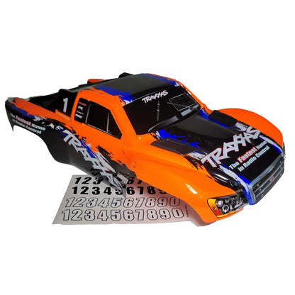 Fits Traxxas Slash 4x4 VXL Orange Black Body w/ Clipless Mounts 4wd 2wd BL2s XL5