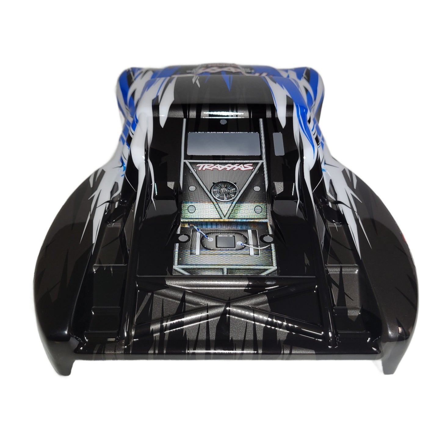 Fits Traxxas Slayer Pro 3.3 Body Blue & Black Factory Painted & Decals Nitro