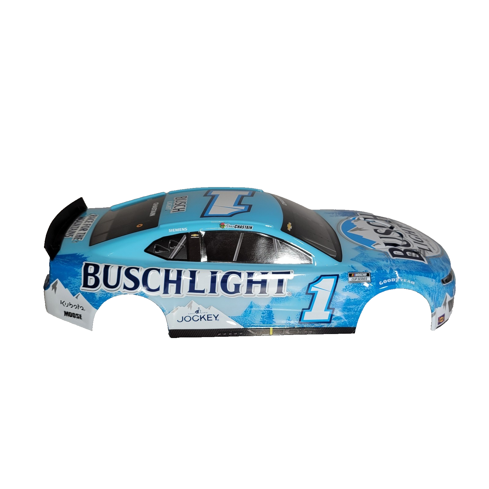 Losi Nascar Grom Body Factory Painted Blue White Busch Chastain #1 Decals