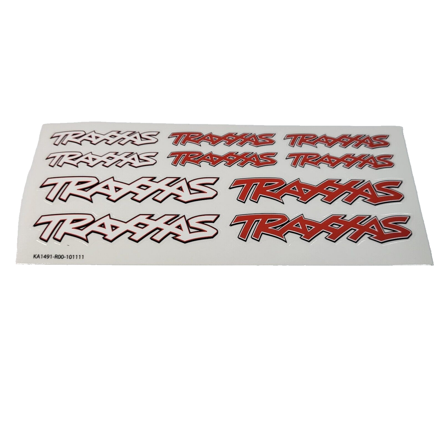 Fits Traxxas Rustler 4X4 VXL Orange Blue Body Factory Clip-Less Mount Decals