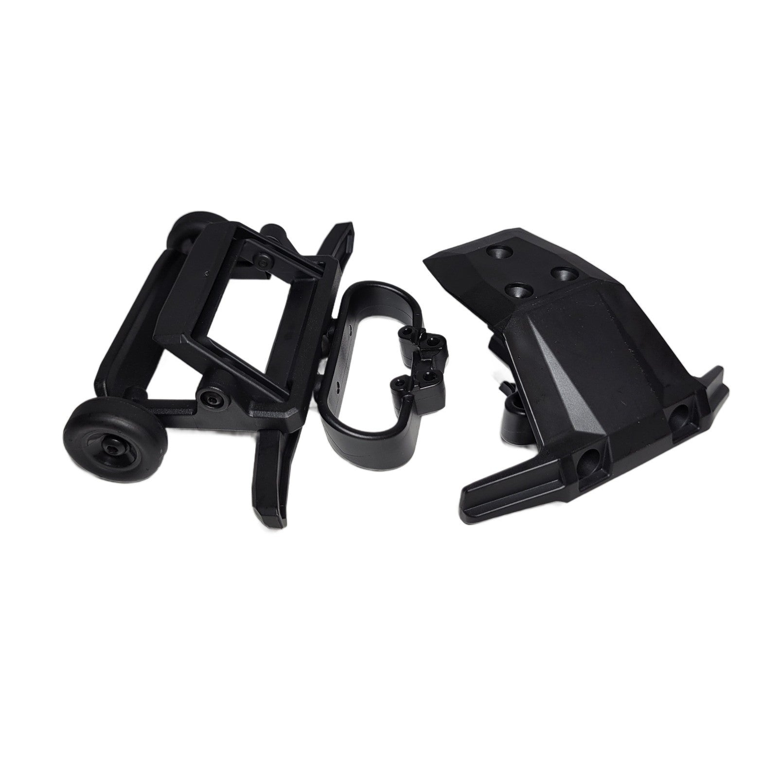 Fits Traxxas Rustler 4x4 VX3 Wheelie Bar Bumper Mount & Bulkhheads Front & Rear