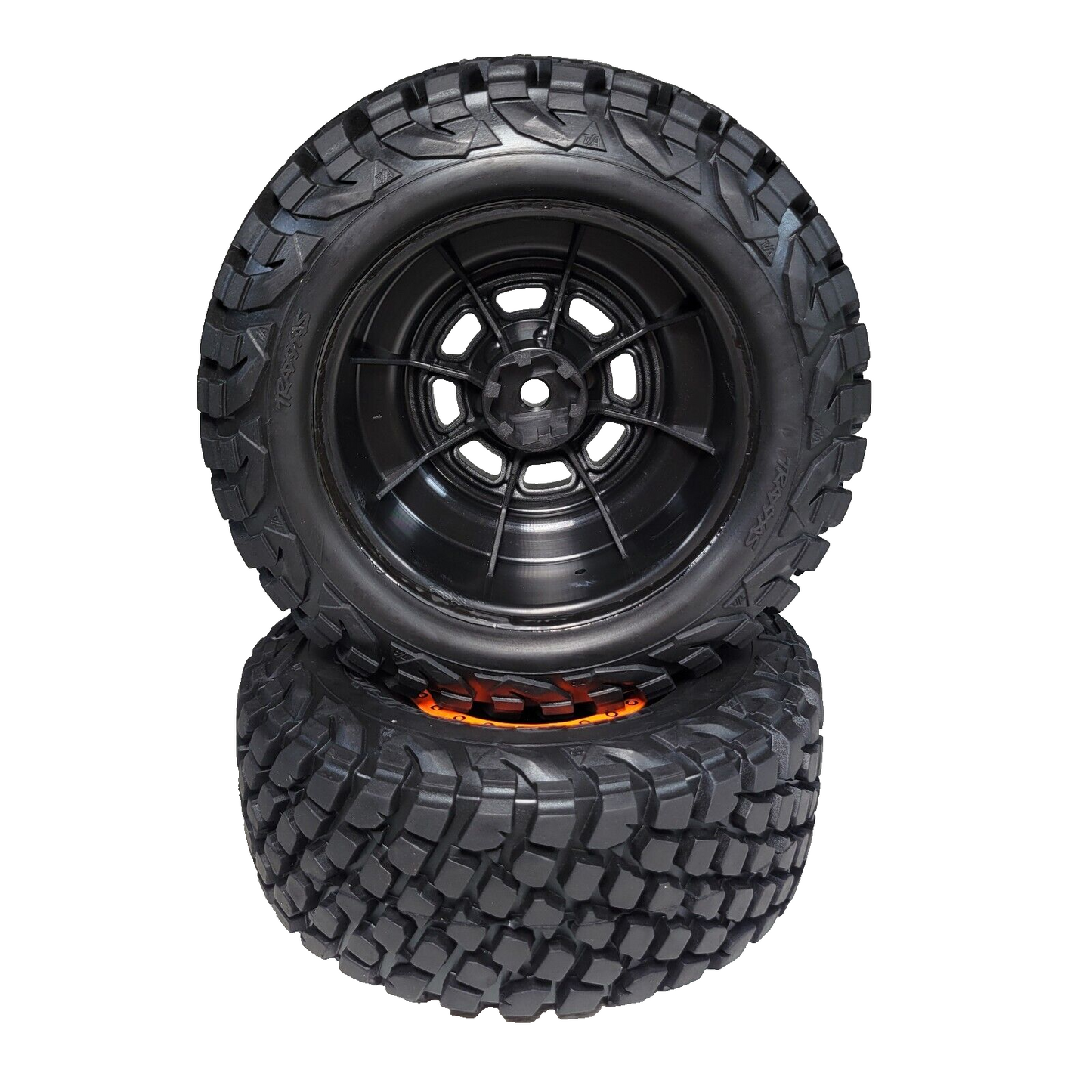 Fits Traxxas Unlimited Desert Racer UDR Baja KR3 Tires & 17mm Wheels Orange