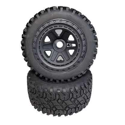 Redcat Valkyrie TR Truggy Tires & 17mm Wheels Pre-Glued Mounted Front & Rear