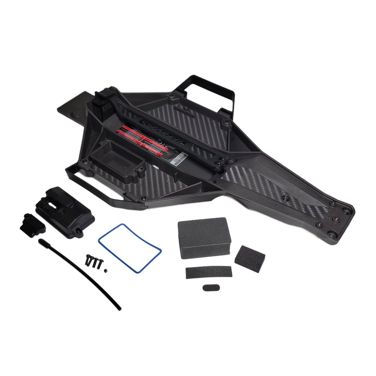 Fits Traxxas Drag Slash 2wd LCG Chassis Frame Battery Latch & Nerf Bars UPDATED