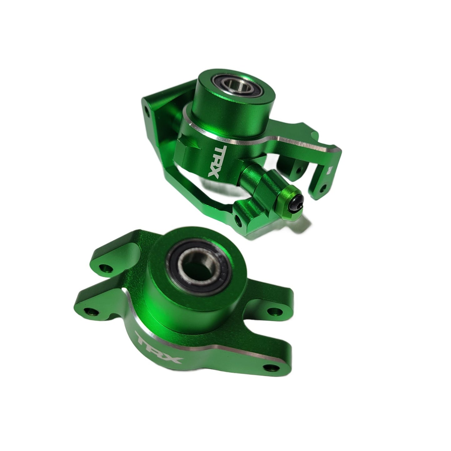 Fits Traxxas 1/10 Wide Maxx Ultimate GRN Aluminum Steering Knuckles Hub Carriers