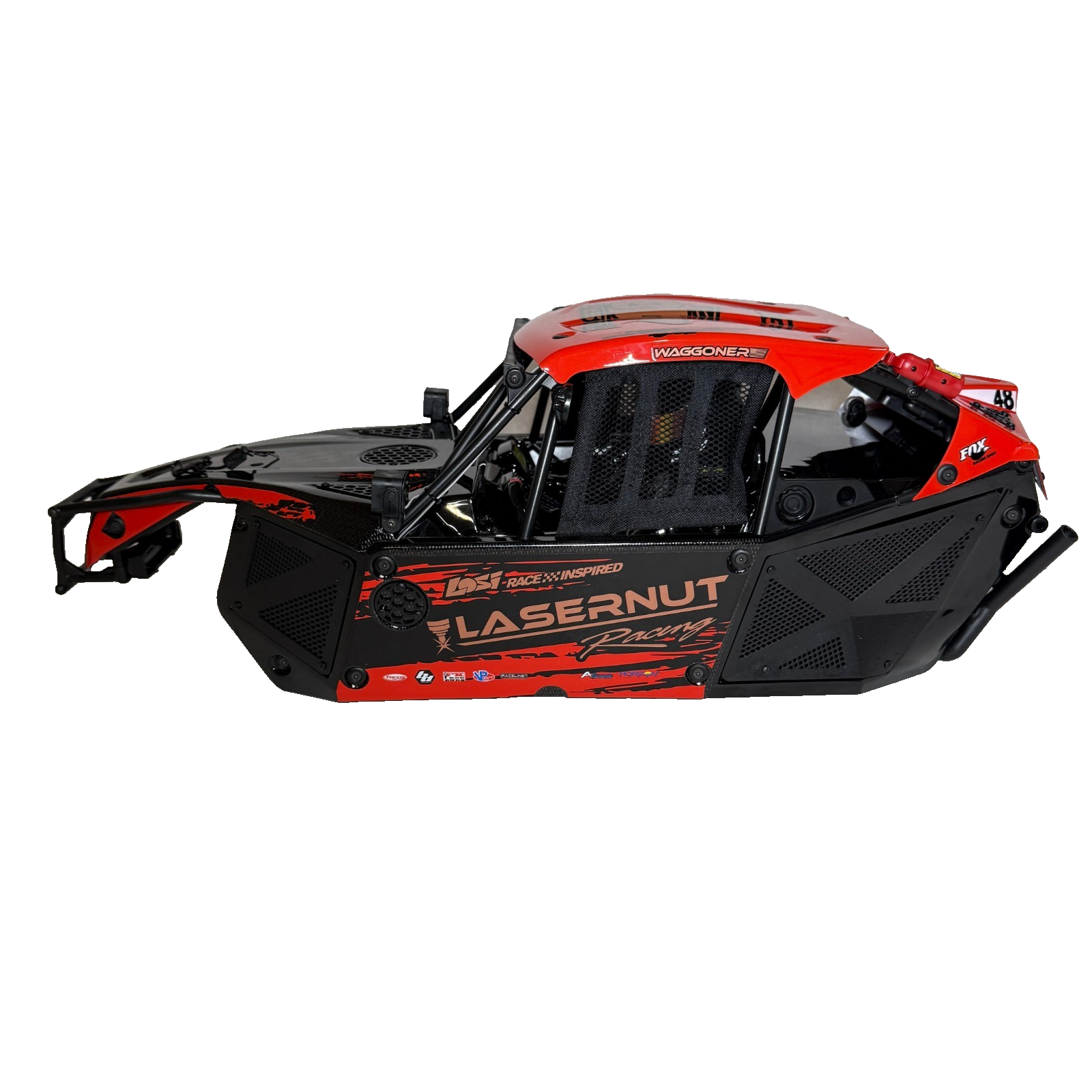 Losi 8ight-X Super Lasernut 1/6th Factory Painted Body & LED Lightbar & Cage