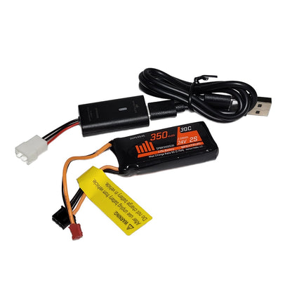 Axial SCX24 Lexus 2s Lipo Battery 350Mah PH 2.0 & Charger C10 DeadBolt Wrangler