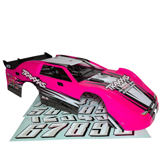 Fits Traxxas Slash Late Model Body Factory Painted PINK Cage / Supports & Mounts