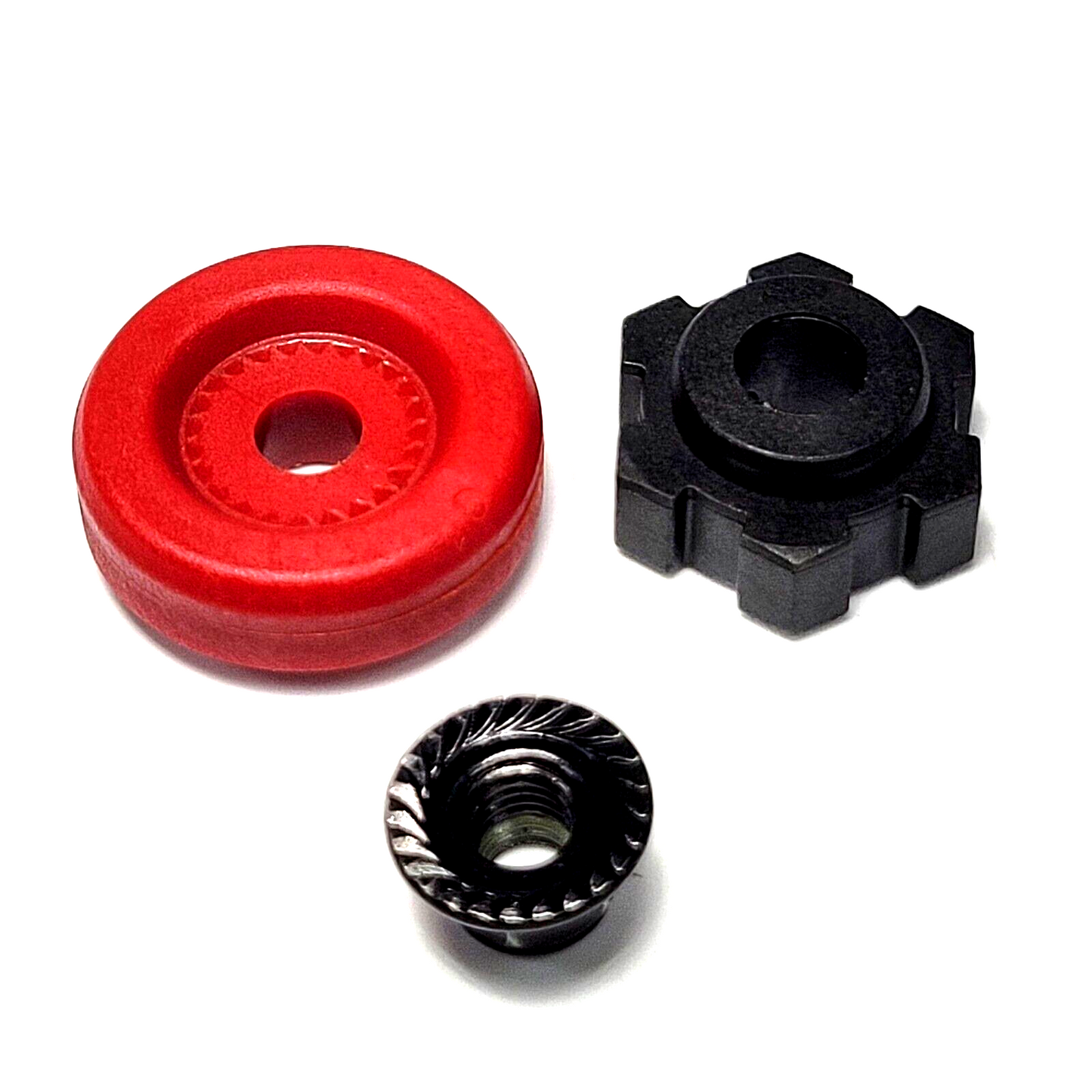 Fits Traxxas Wide-Maxx RED Washers 17mm Wheel Hexes Hex Hub Pins Nut 1/10 4S