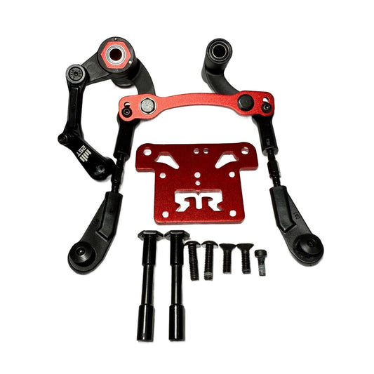 Arrma Limitless 8s 120 Steering Linkage 25T Servo Horn Set Bellcrank Plate