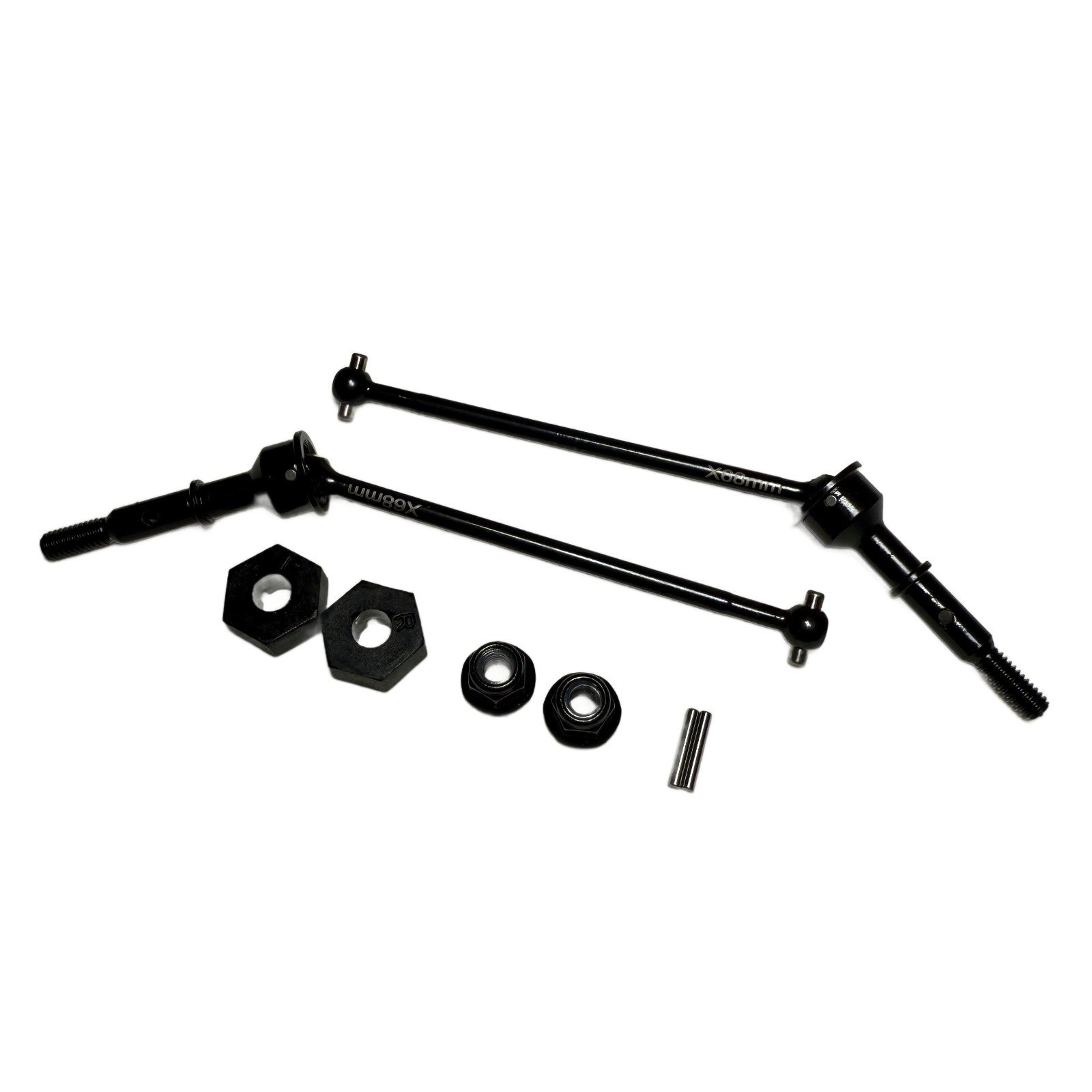 Losi 22S Sprint Driveshafts 67mm CVA Axles 12mm Hexes & Pins Nuts LOS-2414