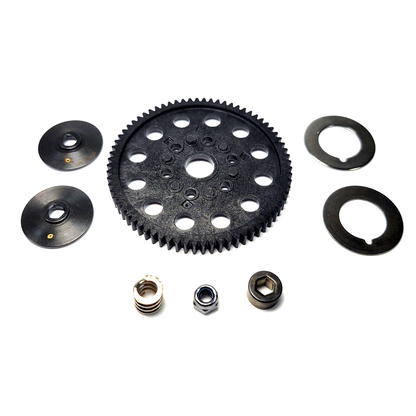 Fits Traxxas Nitro Slash Spur Gear & Brake / Throttle Linkage 72t Slipper Clutch