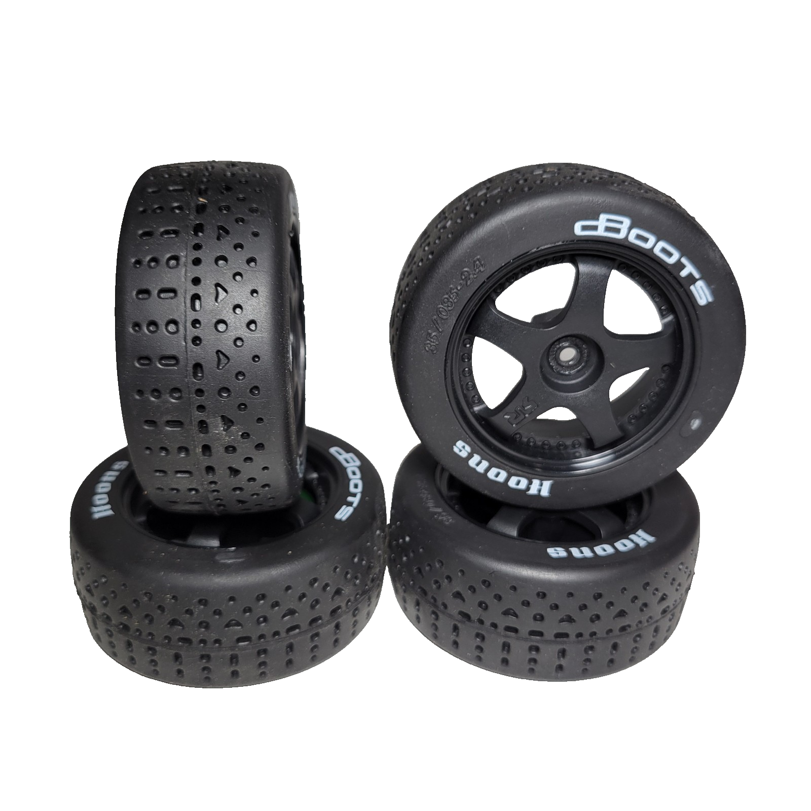 Arrma Infraction 223S V4 BLX Tires & 14mm Wheels DBoots Hoons Glued Vendetta