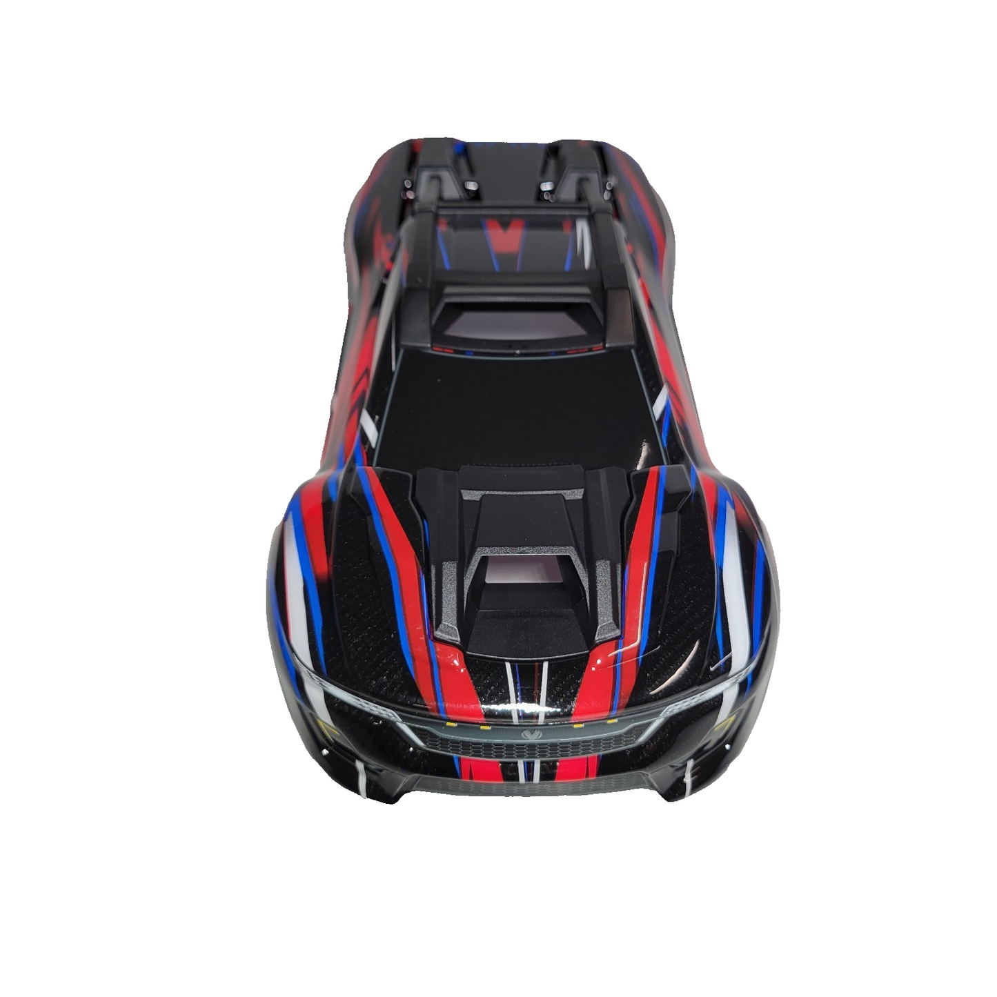 Fits Traxxas Mini XRT NEW Clipless Body Factory Painted Red Black Blue Decals