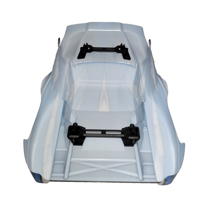 Fits Traxxas 1/10 Slash Blue Black Body w/ Clipless Mounts 4wd 2wd 4x4 VXL XL5