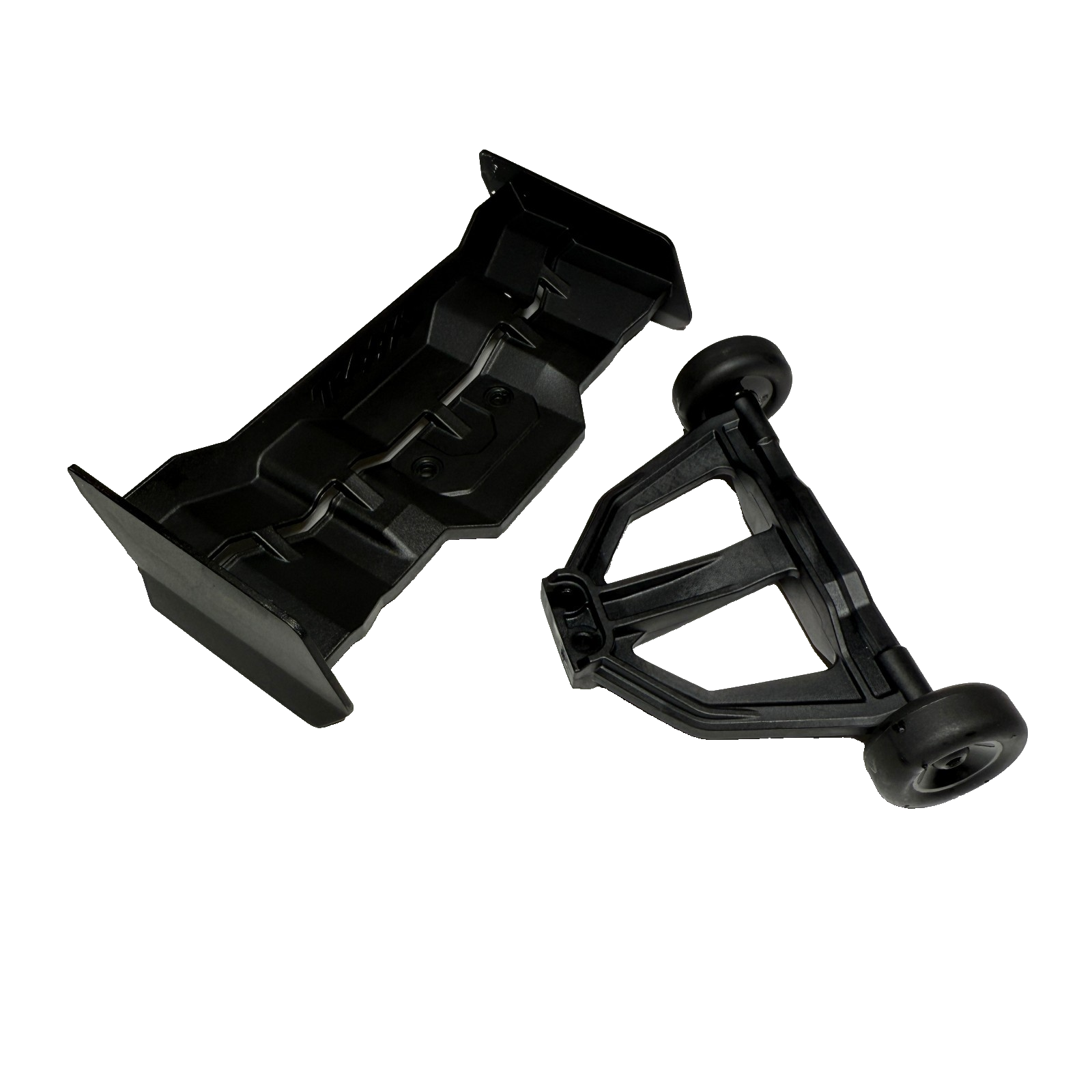 Fits Traxxas Mini XRT Wing / Spoiler & Wheelie Bar Black 1/16th 10718 10776
