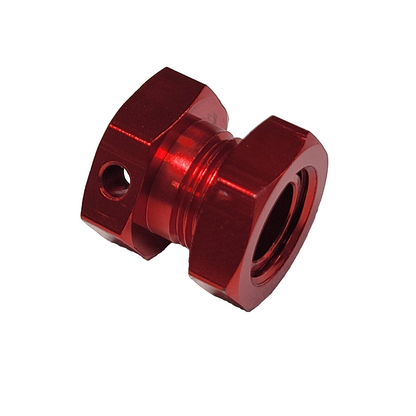 Redcat Racing Machete Red Aluminum 17mm Wheels Hex Adapters Hexes 17mm Nuts Pins