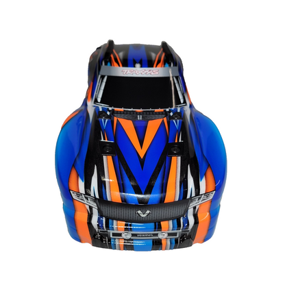 Fits Traxxas Stampede 4X4 VXL V2  Orange Blue Body Clip-Less Support Mount Hoss