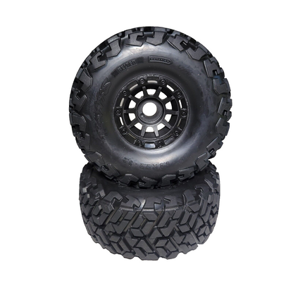 Fits Traxxas Maxx Slash Belted Tires w/ Black 17mm Wheels Short Course 10272