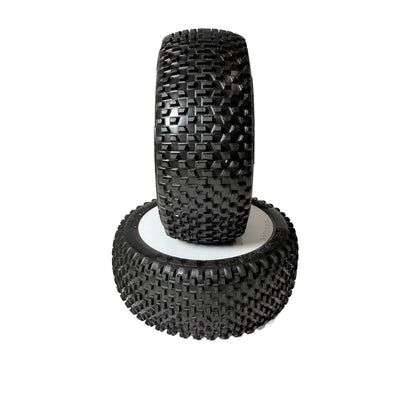 Fits Traxxas Jato 4x4 VXL Tires Response Pro 3.0 & White Dished Wheels 17mm