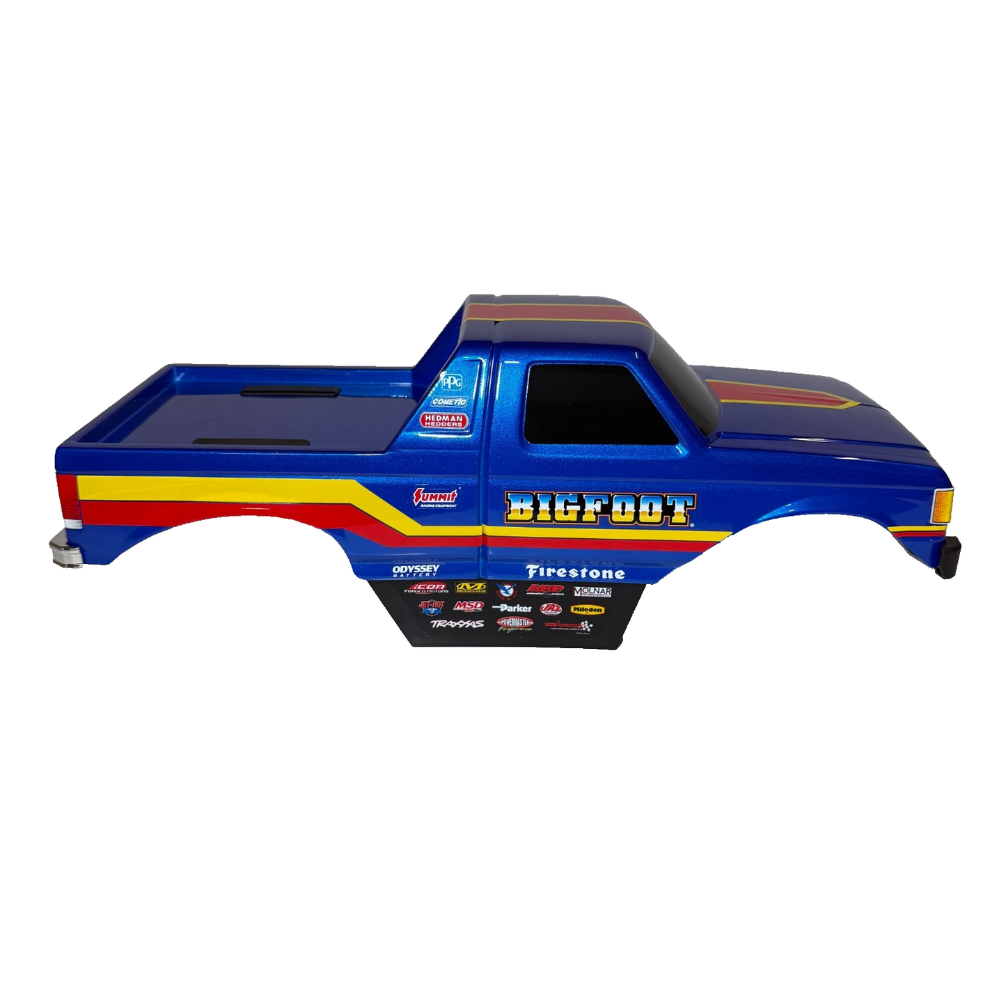 Fits Traxxas Bigfoot 4X4 BL-2s Blue Body Clip-Less Support Mount Monster Truck